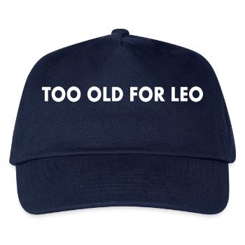 Too old for leo - Kinder Basecap - Navy - Vorne