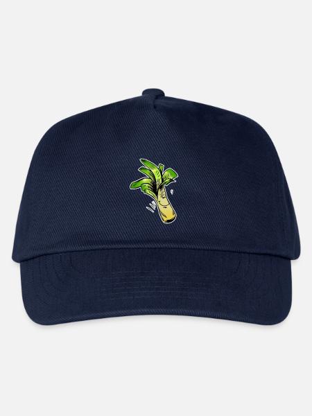 Lauchfreund Cartoon - Kinder Basecap - Navy