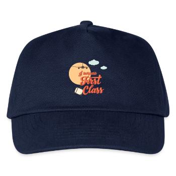 I surpass First Class - Kids’ Baseball Cap - navy - Front