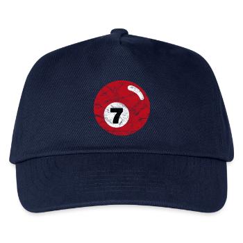 Billard Billard sombres sept sept - Casquette de baseball Enfant - marine - Devant