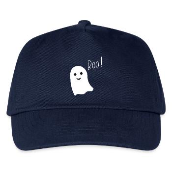 Gespenst boo - Kinder Basecap - Navy - Vorne