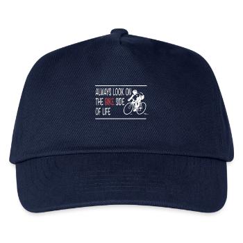 For road bike pros: the bike side! - Kids’ Baseball Cap - navy - Front