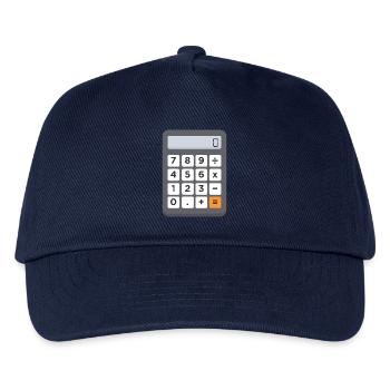 Now you always have your calculator with you. - Kids’ Baseball Cap - navy - Front