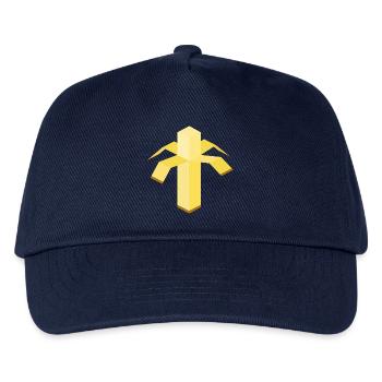 Abstract illustration of a banana - Kids’ Baseball Cap - navy - Front