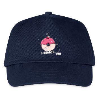 Donut: "ICH WÄHLE DICH" - Kinder Basecap - Navy - Vorne