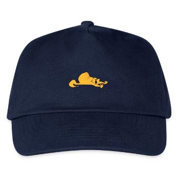 Cat stretches gift pet - Kids’ Baseball Cap - navy - Front