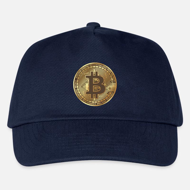 Bitcoin - Kinder Basecap - Navy
