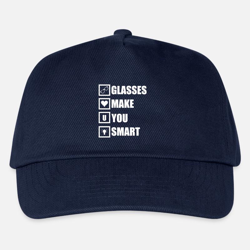 Glasses make you smart - Kids’ Baseball Cap - navy