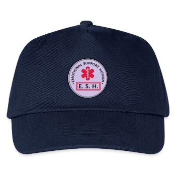 Emotional Support Human - Kinder Basecap - Navy - Vorne