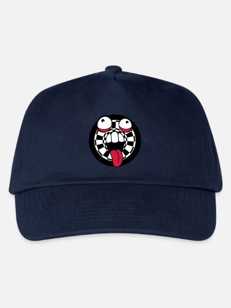 darts spielen verein pfeil zielscheibe verrueckt g - Kinder Basecap - Navy
