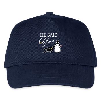 Junggeselle Junggesellin Hochzeitsfeier Party - Kinder Basecap - Navy - Vorne