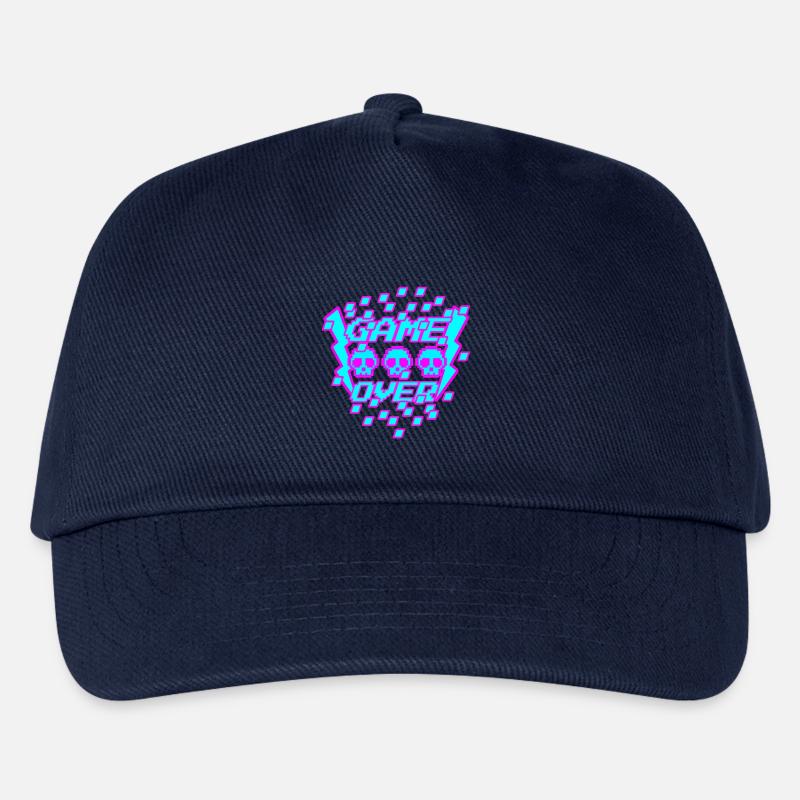 Game Over Pixel - Casquette de baseball Enfant - marine