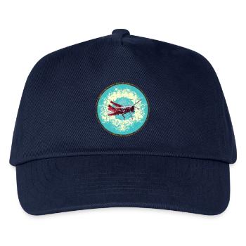 Detailed grasshopper illustration - Kids’ Baseball Cap - navy - Front