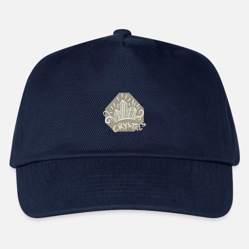Crystals Kristalle Steine - Kinder Basecap - Navy
