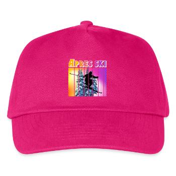 Apres Ski - Kinder Basecap - Fuchsia - Vorne