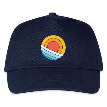 Sonne und Meer - Kinder Basecap - Navy - Vorne