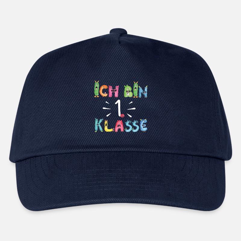 Monster Kids Ich bin 1. Klasse - Kinder Basecap - Navy