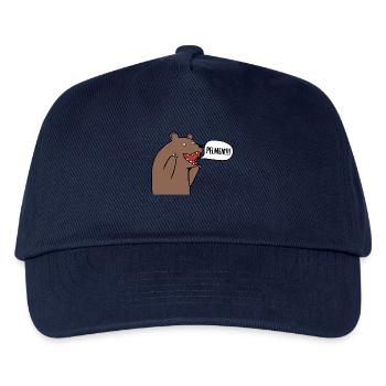 russischer Bär Pelmeni Geschenk russische Wurzeln - Kinder Basecap - Navy - Vorne