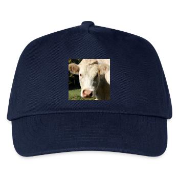 Kuh Poster - Kinder Basecap - Navy - Vorne