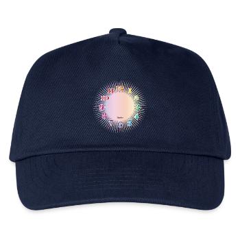 Zifferblatt mit bunten Ziffern ohne Uhrzeiger - Kinder Basecap - Navy - Vorne