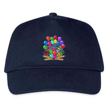School Start Balloon Pencil School Bag Start - Kids’ Baseball Cap - navy - Front
