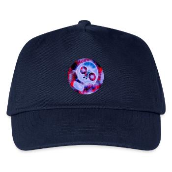 Totenkopf neon - Kinder Basecap - Navy - Vorne