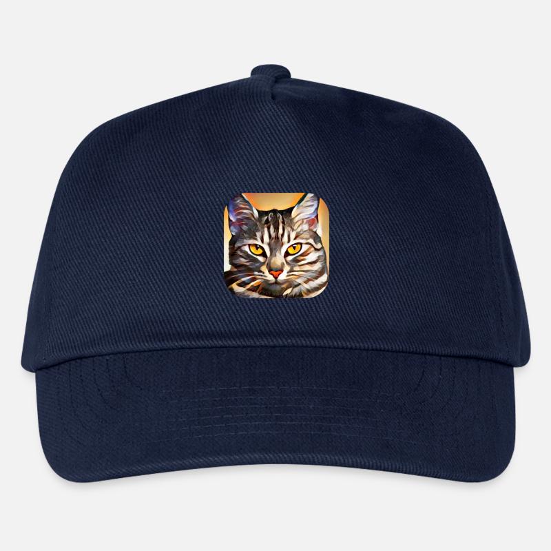 Katze - Kinder Basecap - Navy