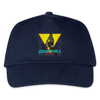 Downhill Extreme Motiv - Kids’ Baseball Cap - navy - Front