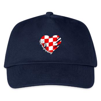 Croatie - Croatie - Casquette de baseball Enfant - marine - Devant