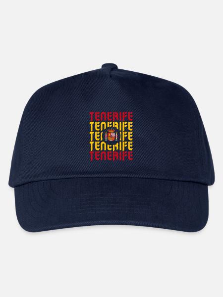 Teneriffa Spanien Flaggen Design - Kinder Basecap - Navy