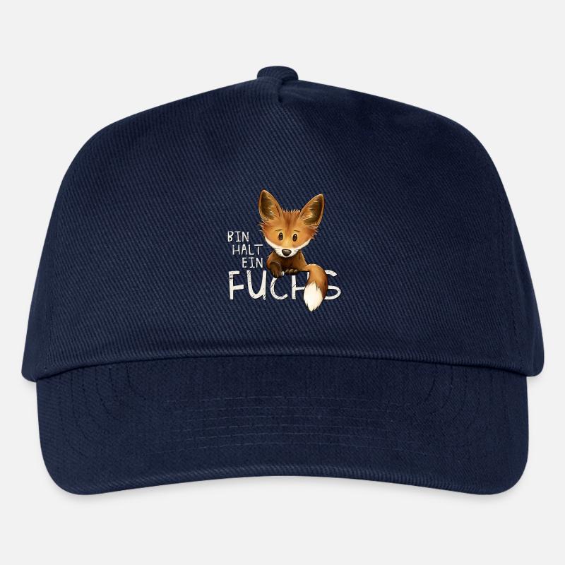Bin halt ein Fuchs verwegen lustiges Statement - Kinder Basecap - Navy