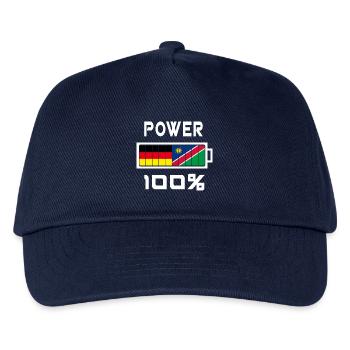 Allemagne et Namibie Power 100% - Casquette de baseball Enfant - marine - Devant