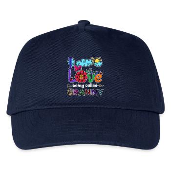 Cool Statement Seniorin Großmutter Oma Superoma - Kinder Basecap - Navy - Vorne