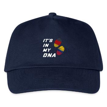 Dans mon ADN l’Allemagne et le Venezuela - Casquette de baseball Enfant - marine - Devant