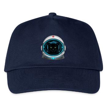 angry space cat Astronaut - Kinder Basecap - Navy - Vorne
