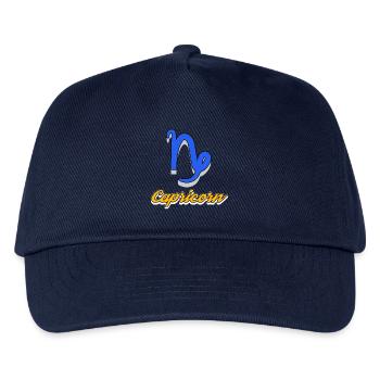 Tierkreiszeichen Astronomie Esoterik Steinbock - Kinder Basecap - Navy - Vorne