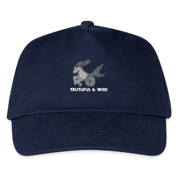 Superstition Capricorne Déclaration Horoscope Zodiaque - Casquette de baseball Enfant - marine - Devant