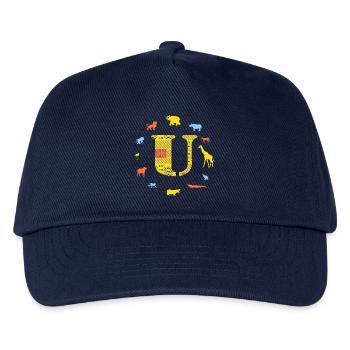 afrika u - Kinder Basecap - Navy - Vorne