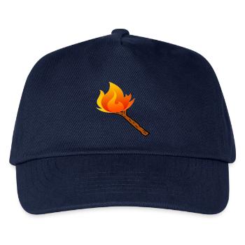 Stock Emote - Kinder Basecap - Navy - Vorne