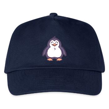 Cool Seabird Sweet Animal Penguin Oiseau Pôle Sud - Casquette de baseball Enfant - marine - Devant