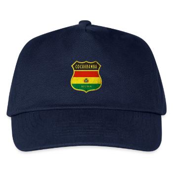 Cochabamba Bolivien Wappen Design - Kinder Basecap - Navy - Vorne
