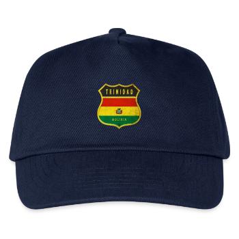Trinidad Bolivien Wappen Design - Kinder Basecap - Navy - Vorne