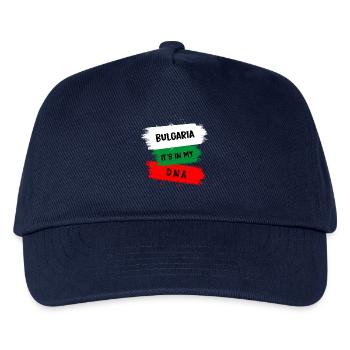 Bulgarien ist in meiner DNA - Kinder Basecap - Navy - Vorne