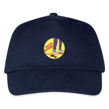 Skateboard - Kids’ Baseball Cap - navy - Front