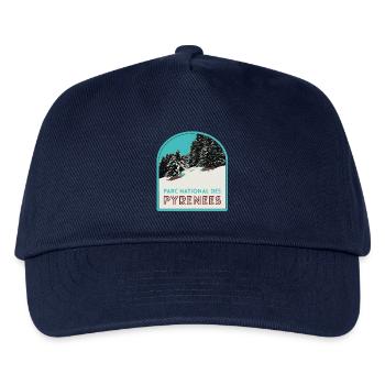 Pyrenees National Park under the snow - Kids’ Baseball Cap - navy - Front