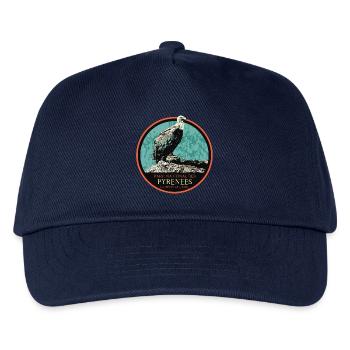 Vautour dans le Parc National des Pyrénées - Casquette de baseball Enfant - marine - Devant