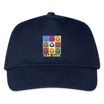 Team Jesus - Kids’ Baseball Cap - navy - Front
