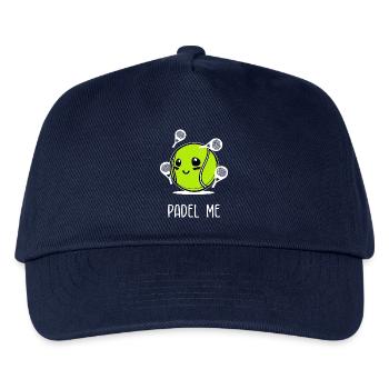 Balls Statement Player Padel Tennis Racket - Kids’ Baseball Cap - navy - Front