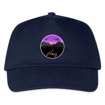 Harz Fine Skyline - Kids’ Baseball Cap - navy - Front