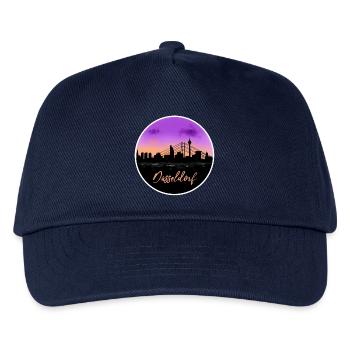 Dusseldorf Fine Skyline - Kids’ Baseball Cap - navy - Front